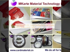 Film de revêtement en PVC à haute adhérence pour la stratification des cartes de sécurité sociale et des cartes IC