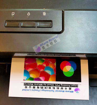 Couleur d'or/argentée de feuille de PVC de jet d'encre d'A3 A4 pour l'imprimante à jet d'encre d'Epson