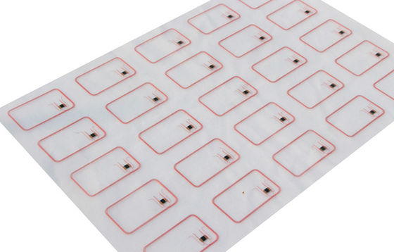 5x5 Pvc Rfid Inlay / Prelam Sheets Pour la production de cartes Rfid