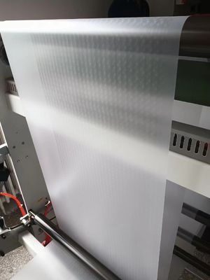 0.06-0.1mm Épaisseur adhésive haute PVC Hologramm Coated Overlay laserable pour la production de cartes à puce