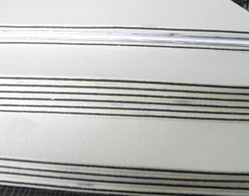 3 mm d'épaisseur Lamination de coussin en feutre de laine noire MRP-2 Pour laminateur de presse de cartes en PVC