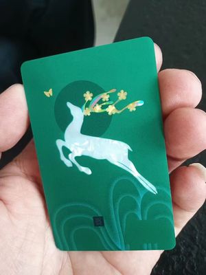 Matériau de la carte lumineuse Film holographique revêtu de PVC de 0,06 mm Surcharge pour la production de cartes de conception spéciale