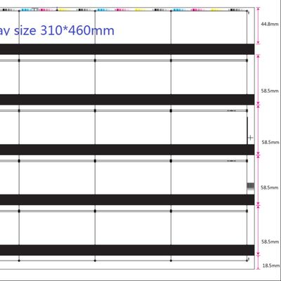 Température de stratification 110-150C Hico 0,06 mm Surfaces revêtues de bande magnétique pour cartes magnétiques