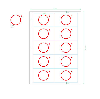 Matériau de puce intelligente en fil de cuivre 2X5 pour carte RFID Inlay Prelam Matériau de carte PVC