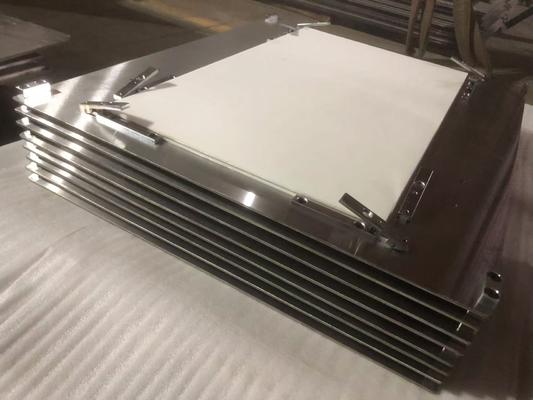 Pad laminé en caoutchouc de silicone blanc de 3,0 mm pour la stratification de cartes en plastique