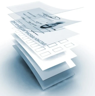 0.1-0.76mm Taille personnalisée Blanc Polycarbonate de haute qualité film de revêtement Carte PC Carte de base Pour la production de cartes PC