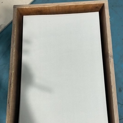 Coussinet laminé en feutre de laine pour plastification de cartes plastiques, résistant à la chaleur jusqu'à 200°C