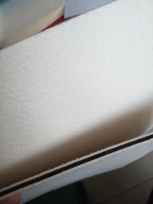 Coussins en feutre confortables pour stratification de cartes à puce avec finition de surface en laine et matériau intermédiaire en gel de silice noir