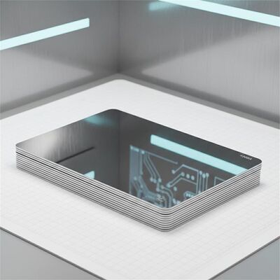 0Épaisseur d'acier inoxydable 430BA Plaque d'acier stratifié avec finition brillante des deux côtés pour la production de cartes intelligentes