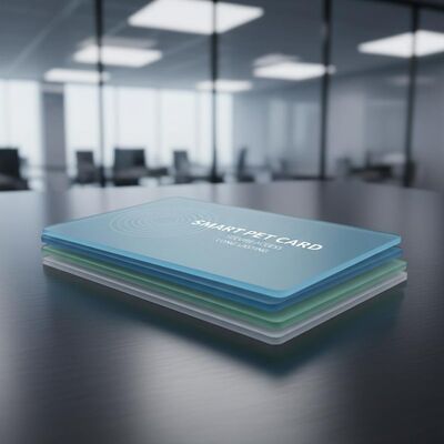 Matériau de carte PET intelligente sans contact personnalisable avec une longue durée de vie pour une gestion sécurisée de l'accès