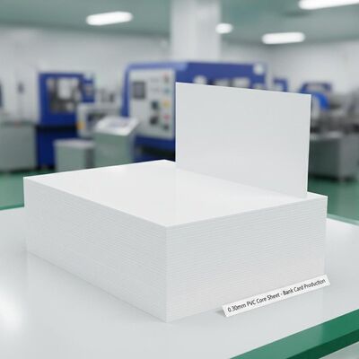 0.30 mm épaisseur Offset imprimable en PVC feuille de base pour la production de cartes bancaires