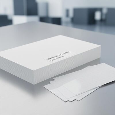 0.30 mm épaisseur Offset imprimable en PVC feuille de base pour la production de cartes bancaires