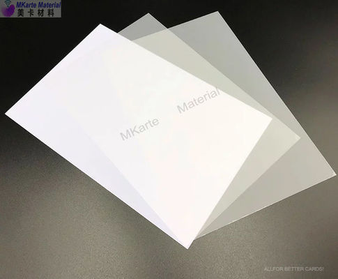feuille de Non-stratification MNI-3 de jet d'encre de PVC de dragon blanc de 0.15mm+0.46mm+0.15mm
