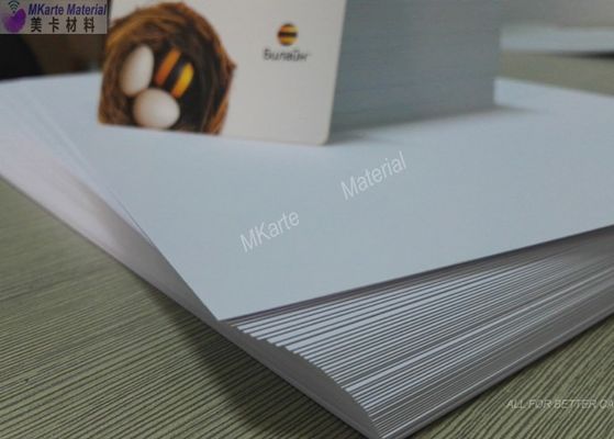 Doubles feuilles imprimables latérales de PVC de Digital avec l'excellente adhérence d'encre et la résistance au pelage forte