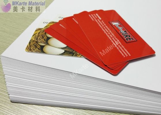feuille matérielle de noyau de carte de PVC de plastique de 0.10-0.85mm Smart Card pour l'imprimante