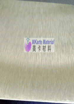 Plaque d'acier de stratification inoxydable de modèle en soie approximatif brillant élevé pour la stratification de carte de PVC