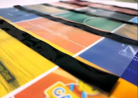 Bande magnétique enduite du film Salut-Co de bandes magnétiques noires de couleur pour la stratification de carte de PVC