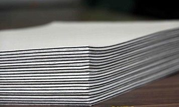 Protection chaude stratifiée de laine noire de coussin de presse de protection pour le lamineur de presse de carte de PVC
