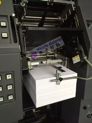 Feuille anti-vieillissement de PVC imprimée par 4.5N/Cm de 0.40mm pour l'imprimante de MGI