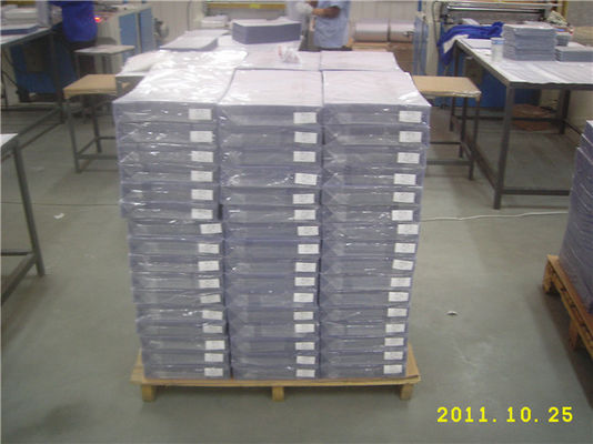 Film recouvert enduit en plastique matériel de carte vieillissante supérieure de PVC pour la production de Smart Card