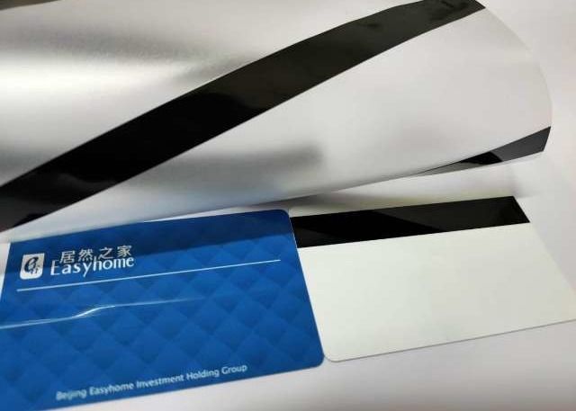 Recouvrement enduit de bande magnétique à forte adhésion de LOCO pour la production de carte magnétique
