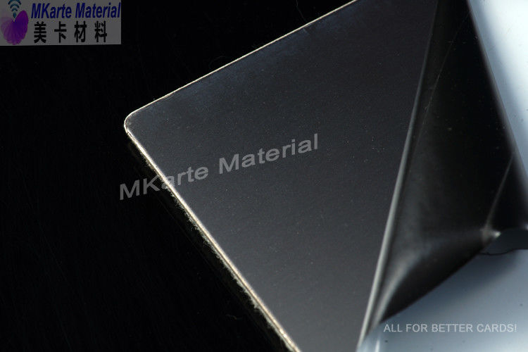 plaques d'acier inoxydables ultra brillantes de matériel de carte de PVC d'épaisseur de 0.6mm/de 0.8mm utilisées pour la stratification de carte de PVC