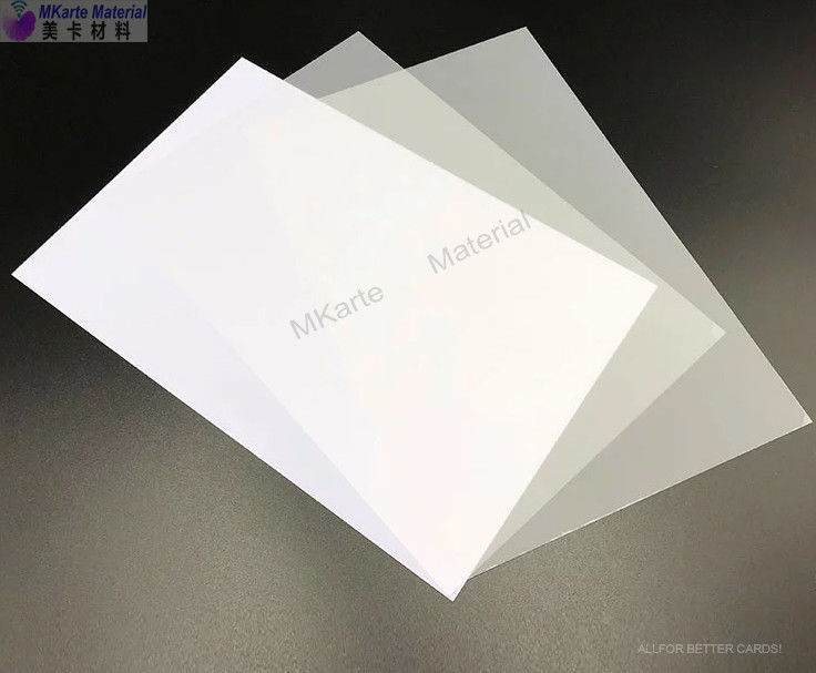 feuille de Non-stratification MNI-3 de jet d'encre de PVC de dragon blanc de 0.15mm+0.46mm+0.15mm