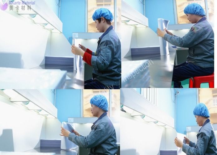 Film de revêtement en PVC à déclin lent pour la stratification de feuilles imprimables par offset d'une épaisseur de 0,04-0,10 mm