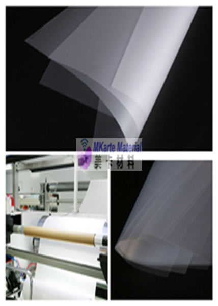Feuille enduite en plastique à haute impression de film de l'eau PETG pour la fabrication matérielle de cartes de PETG